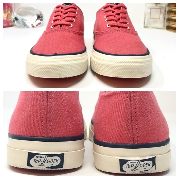 6M Sperry Top-Sider Neon Pink Canvas CVO Sneakers - Picture 4 of 8